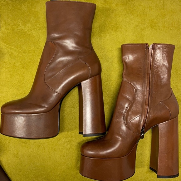 Yves Saint Laurent Shoes - YSL Platform Boots 100% Authentic